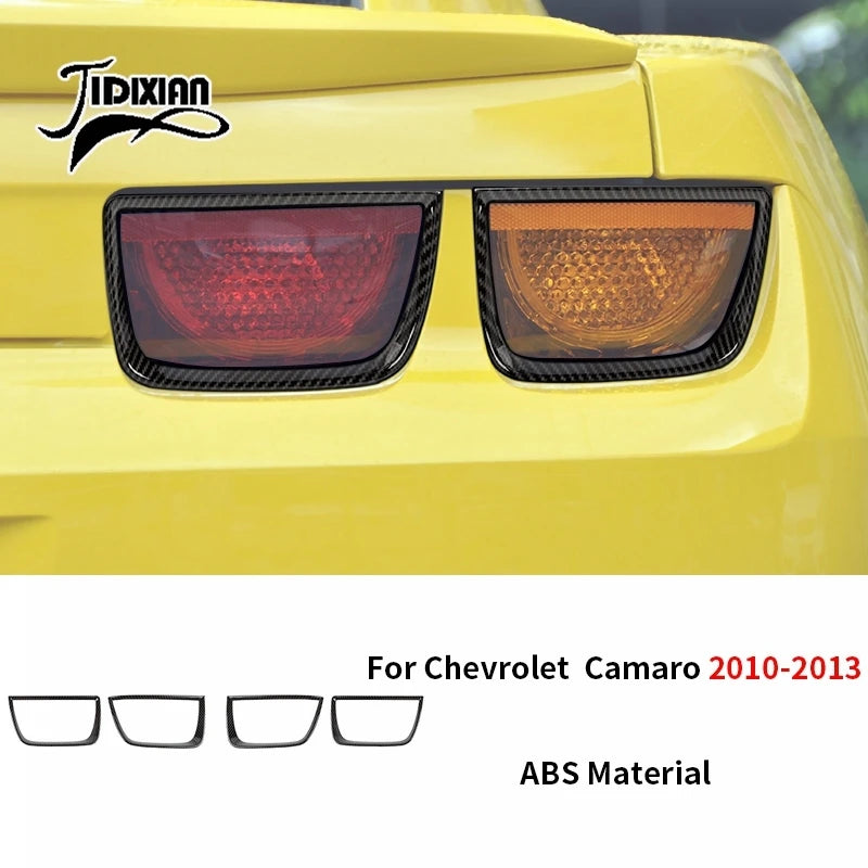 JIDIXIAN fit for Chevrolet Camaro 2010 2011 2012 2013 2014 2015 Car Interior Exterior Decoration Cover Carbon Fiber Accessories