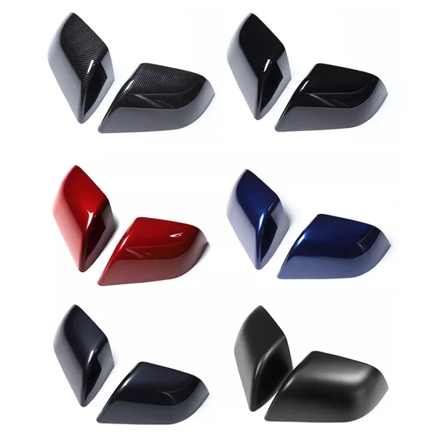 For Tesla Model 3 / Model Y Replace Car Accessories Rear View Mirrors Shell Cap Housing Wing Door Side Mirror Cover 1 Pair