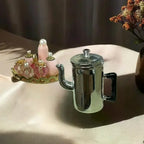 1:12 Dainty Miniature Kettle with Lid Models for Dollhouse Kitchen, Fun Pretend Play Kids Toy, Perfect for DIY Gift-making