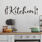 English Slogan Kitchen Wall Sticker Restaurant Kitchen Cooktop Background Home Decoration Wallpaper Creative Pattern Stickers