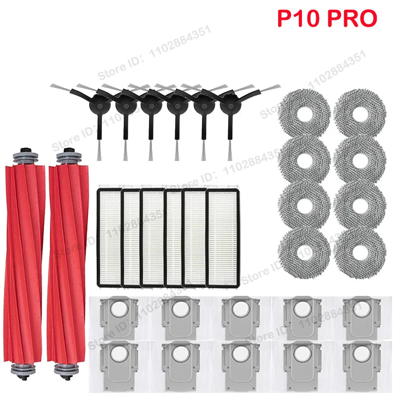 Replacement Roller & Dust Bag Parts for Roborock