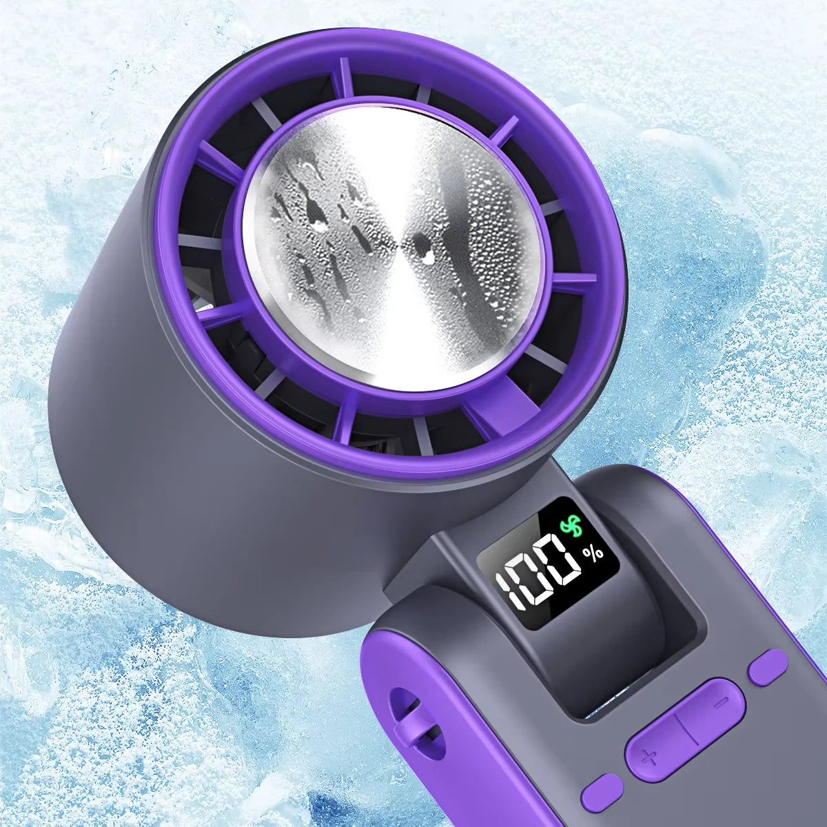 Portable Air Cooling Turbo Fan 100 Wind Speeds Adjustable Outdoor Fold