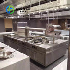 customize High End Commercial Kitchen System Smart Integrated Luxury Equipment for Hotel Restaurant Use