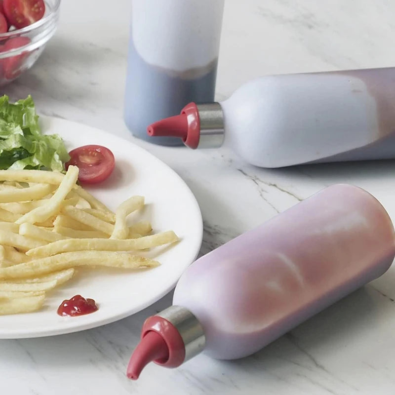 Kitchen Accessories Flavored Bottles Jam Vinegar Ketchup Mustard Cooking Tools Tableware Gravy Boats