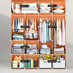Partitions Bedroom Folding Economic Designer Wardrobe Modern Space Saving Clothes Cabinets Simple Dressers Cube Hotel Furniture