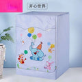 Waterproof Washing Machine Cover Home Polyester Roller  Laundry Silver Coating Dustproof Case Cover