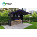 Customized Modular Stainless Steel Outdoor Kitchen Cabinet Waterproof Durable Easily Assembled for Family Backyard Barbecue