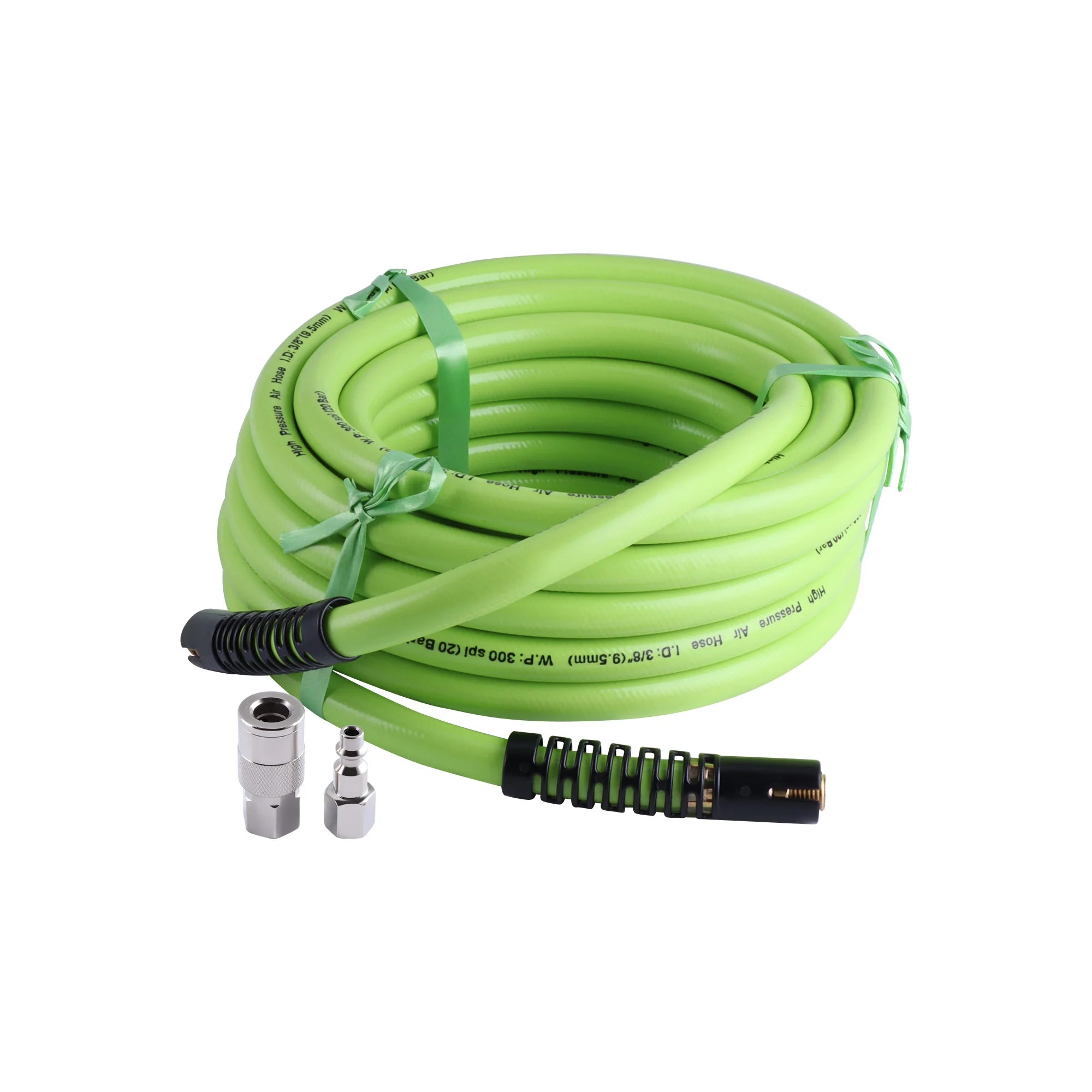 Air Hose 3/8" Heavy Duty Lightweight Kink Resistant Flexible Compressor Tough Pro Air Hose Working Pressure 300 PSI