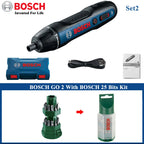 Original Bosch Go2 Electric Screwdriver Set 3.6V Rechargeable Automatic Screwdriver Hand Drill Bosch Go 2 Electric Batch Tool