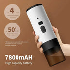 Wireless Electric Portable Espresso Coffee Machine For Car & Home Camping Coffee Maker Capsule Powder Travel
