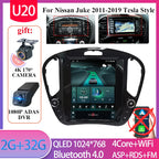 For Nissan Juke 2011-2019 tereo Head Unit  9.7'' Wireless Carplay Android 15 Auto Radio Seat Cover Multimedia Player Navigation