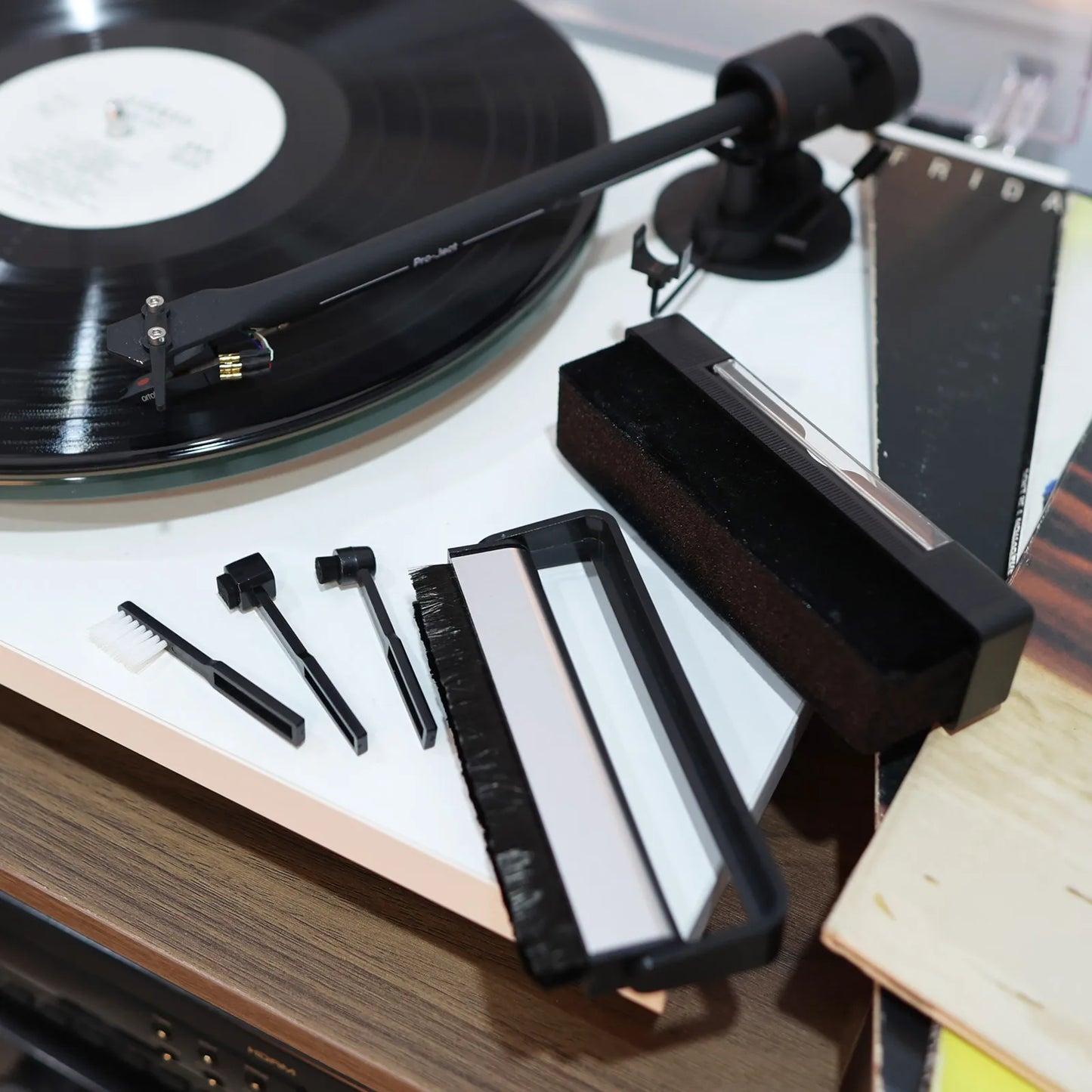 Hot Multi-Suit Anti-Static Record Cleaning Kit Dust Remover CD/LP Vinyl Phonograph Turntable Player Records Cleaning Accessories