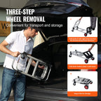 Folding Hand Truck 400 lbs Capacity Lightweight Dolly with Wheels for Moving