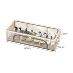 PVC Shoe Storage Foldable Shoes Bags Large Capacity Portable Space Saving Shoes Dust-proof Water-proof Transparent Storage Box