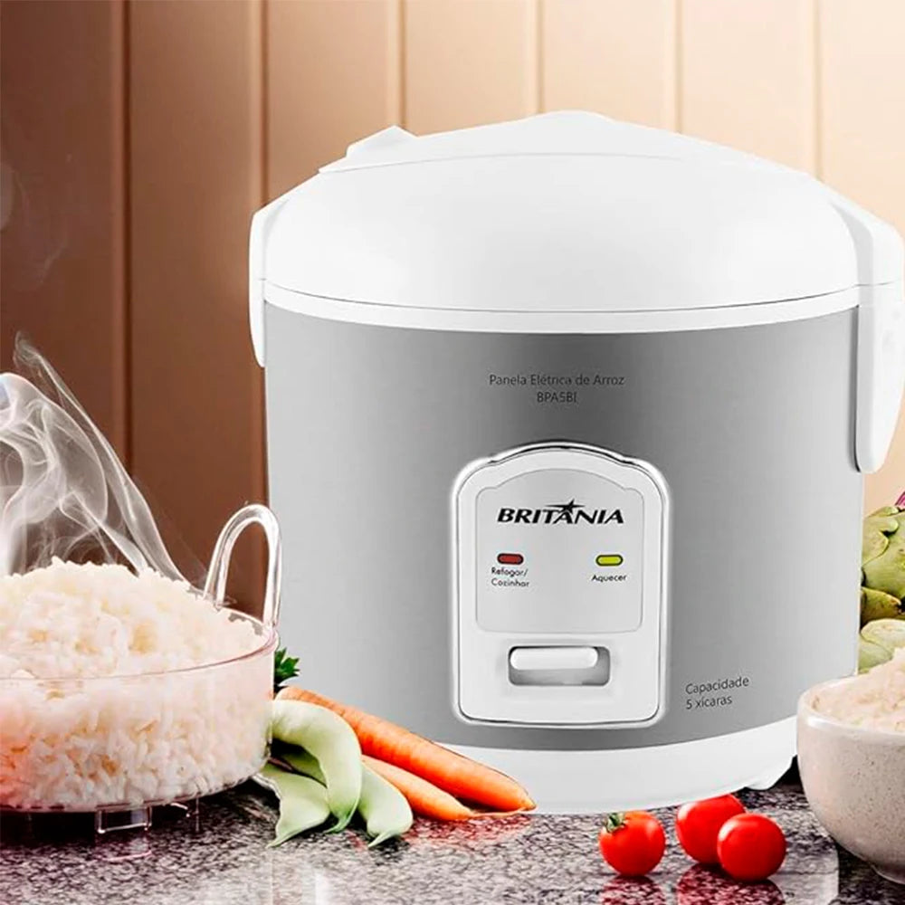 BPA5BI British Electric Rice Cooker 5 cups White 127V