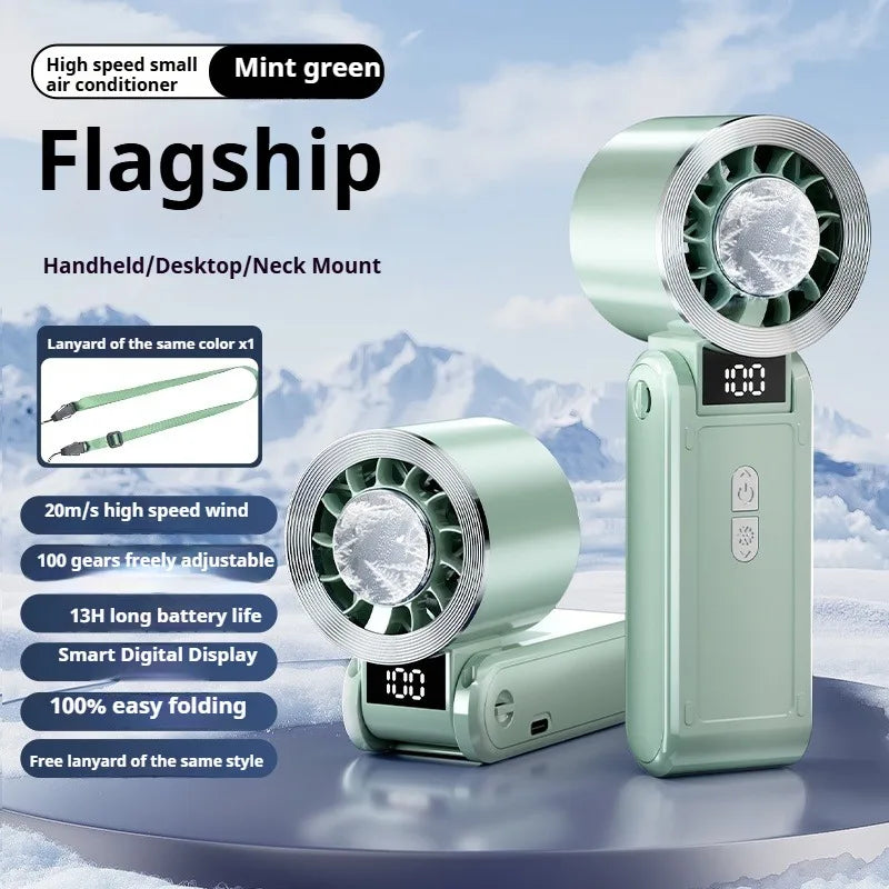 36000MA Ice Pack Fan Foldable Semiconductor Refrigeration High Speed T