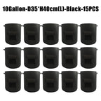 5/10Gallon Felt Plant Grow Bags Nonwoven Fabric Garden Potato Pot Greenhouse Vegetable Growing Bags Moisturizing Vertical Tools