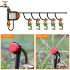 MUCIAKIE 20M Smart Garden Timer Irrigation Set IPX5 Waterproof LCD Automatic Watering Controller Set With Rain Sensor for Farms