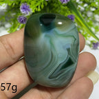 Green Agate Natural Irregular Playthings Small  Stone Healing Crystals Quartz Mineral Craft Decor Accessories Gift