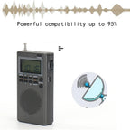 Portable Mini Radio FM/AM Digital Tuning Radio Receiver Music Player Radios Durable Small Radio