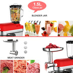Kitchen 6.5 Liters Big Capacity 3 In 1 Food Mixer 1300w Electric Food Stand Dough Mixer With Stainless Steel Bowl