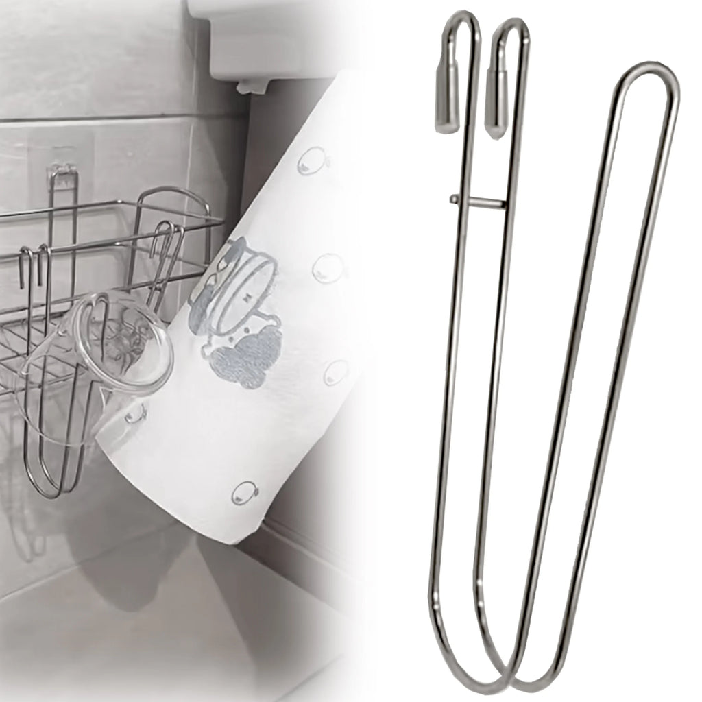 Kitchen Storage rack Hanging Cup Drying Rack for Water Bottles Coffee Mugs Storage with Hooks Space Saving Bathroom Organizer