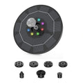 Solar Fountain Pump Energy-saving Plants Watering Kit Colorful Solar Fountain Solar Panel Bird Bath Fountain Outdoor Garden Pool