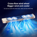 Bladeless Fan Adjustable Vents Air Condition Fan 3 Speed Quiet Desktop
