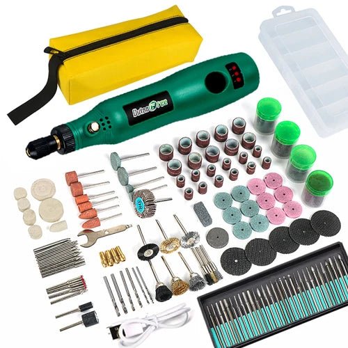 Mini Wireless Drill Electric Carving Pen Variable Speed USB Cordless Drill Rotary Tools Kit Engraver Pen for Grinding Polishing