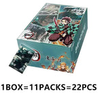 Douqu Original Demon Slayer English Version Trading Card Full Series Anime Collection Card Board Game Children's Toys Gift