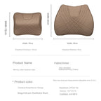 Car headrest for Mercedes-Benz C W205 GLC X254 E Class W214 Nappa leather headrest neck and waist support advanced material