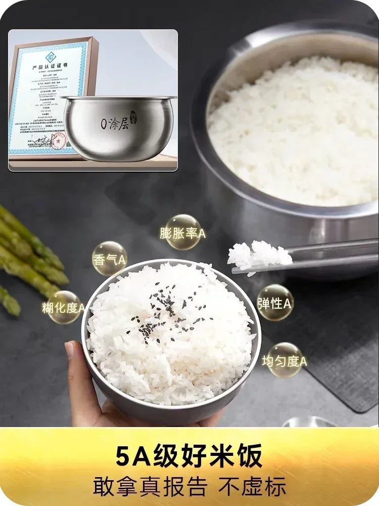 F-40F316L rice cooker 0 coating suitable for 316L household multi-function cooking