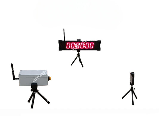 Wireless infrared laser timer, slide bike, shuttle run, gymkhana 100m sprint test, racing car, 5m three-way
