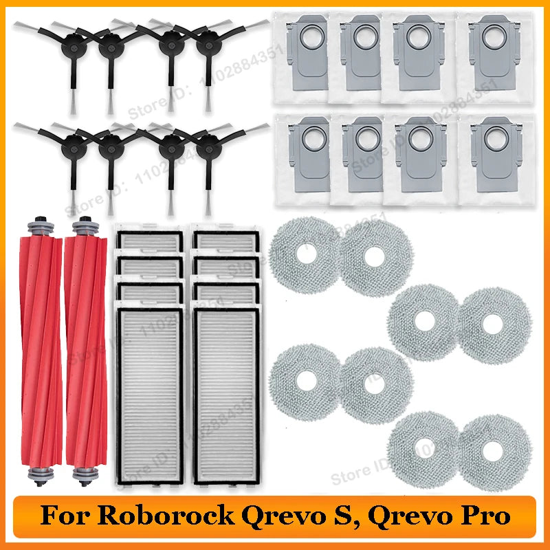 Replacement Roller & Dust Bag Parts for Roborock