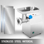 SucceBuy 122Kg/H Heavy Duty Electric Meat Mincer Grinder  Max Powerful Home Portable Sausage Stuffer Meat Mincer Food Processor