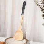 Natural Wood Nonstick Kitchen Tool Rice Colander Tableware Cookware Rice Scoop Spatula Strainer Spoon Soup Ladle
