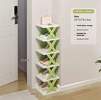 Multi Layer Simple Shoes Shelf 3/6/9tier New Folding Shoe Rack Color Cabinet Multi-Folding Space-Saving Diy Home Organizer Shelf