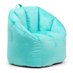 Mint plush bean bag chair, soft polyester, 2.5 feet, suitable for dormitory or living room, safe and durable