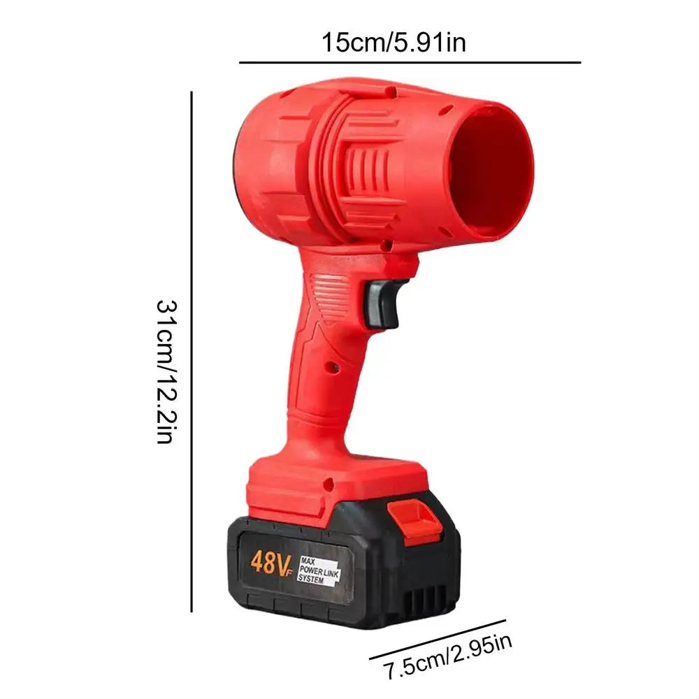 Cordless Air Blower Powerful Jet Fan Mini Turbo Fan Thrust Violent Leafs Duster Handheld Power 200 Mph Spray Dry Blower Fan