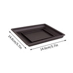 Rectangular Flowerpots Plastic Bonsai Plants Pot Square for Flower Balcony Garden Yard Landscape Bonsai Pot Trays Home Decor
