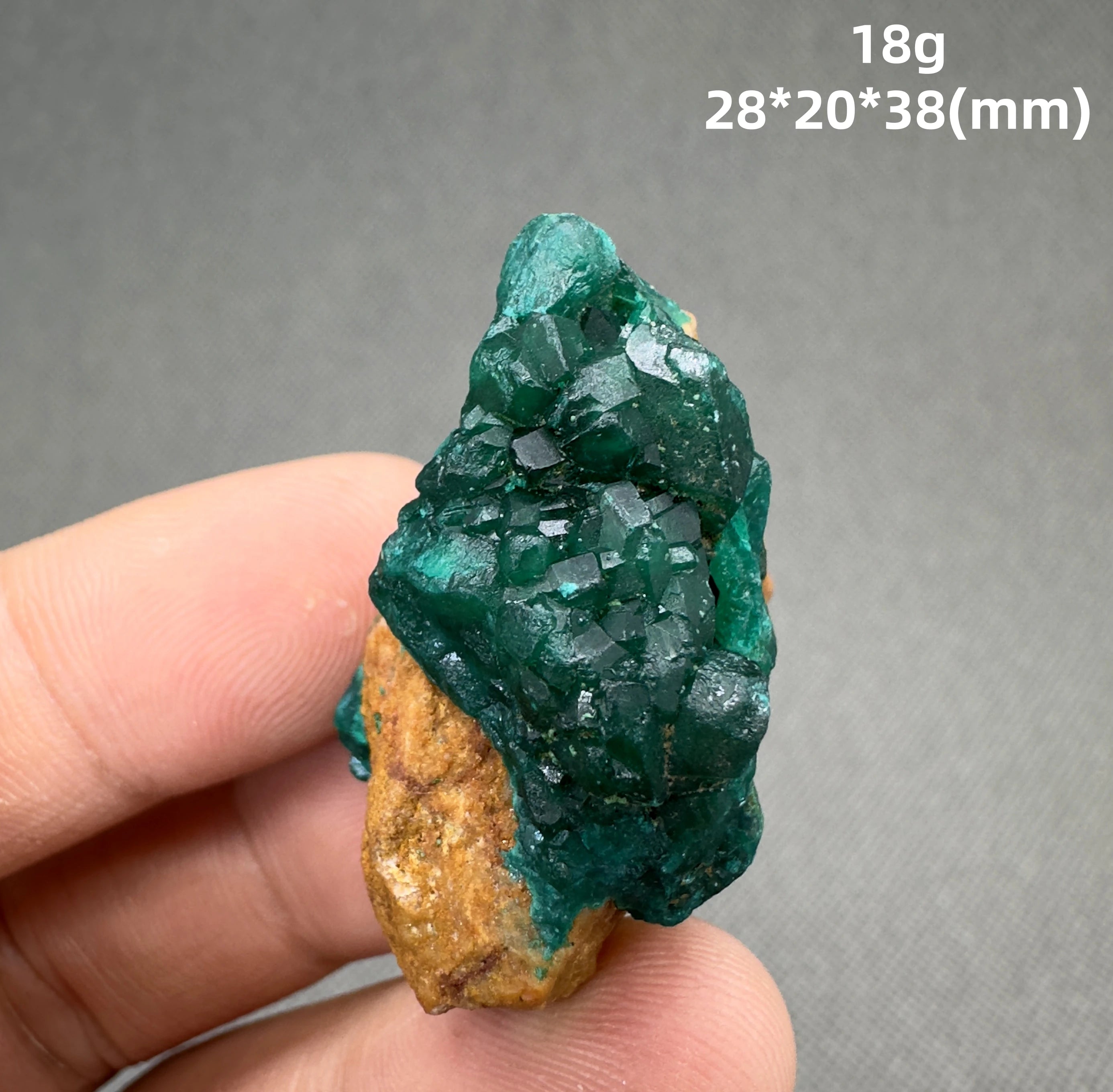 Natural Congo green Dioptase Mineral specimen + healing quartz crystals and stones rock gemstone