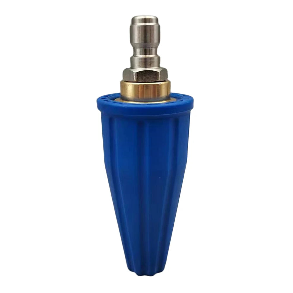 Water Gun Nozzle 1/4 Inch Quick Connector High Pressure Sprayer Stainless Steel Washer Gun Adapter Turbo Nozzle for Car Cleaning