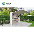 Customized Modular Stainless Steel Outdoor Kitchen Cabinet Waterproof Durable Easily Assembled for Family Backyard Barbecue
