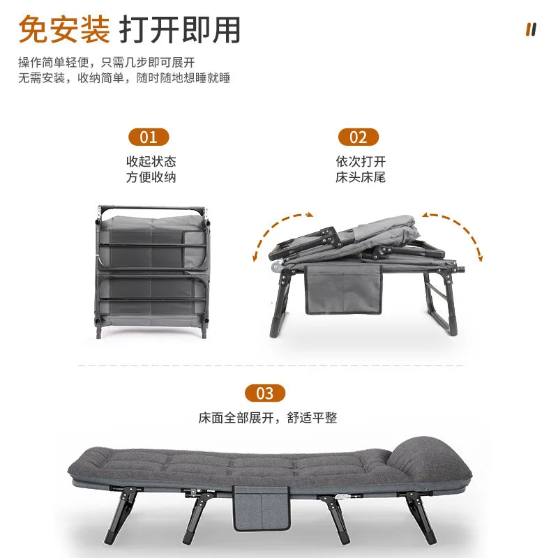 Offers Free Installation Of American Style Sturdy And Easy To Store Folding Beds Adult Portable Folding Beds Office Nap Beds