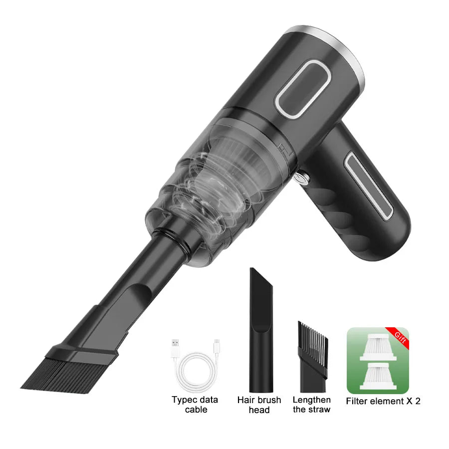 BELIBUY Home Appliance Powerful suction Car Vacuum Cleaner Portable Powerful Cordless Vacuum Cleaner Household Carpet Cleaner