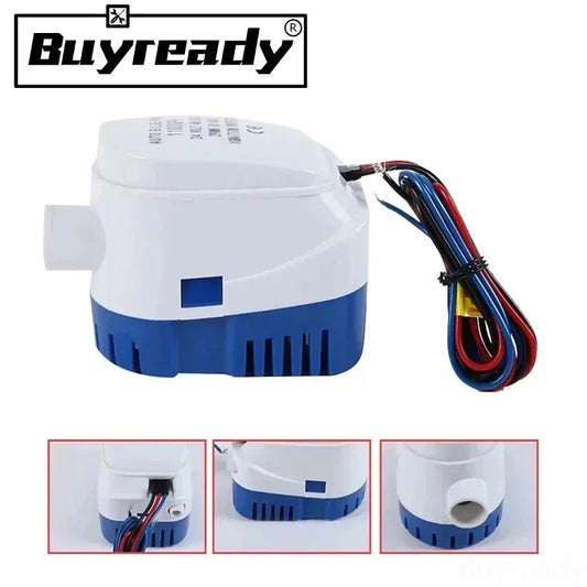1100GPH 750GPH Automatic Electric Submersible Pump For Boat Bilge Pump 12V Water Pump 12V Bilge Pump 12 Volt Pump For Water 24V