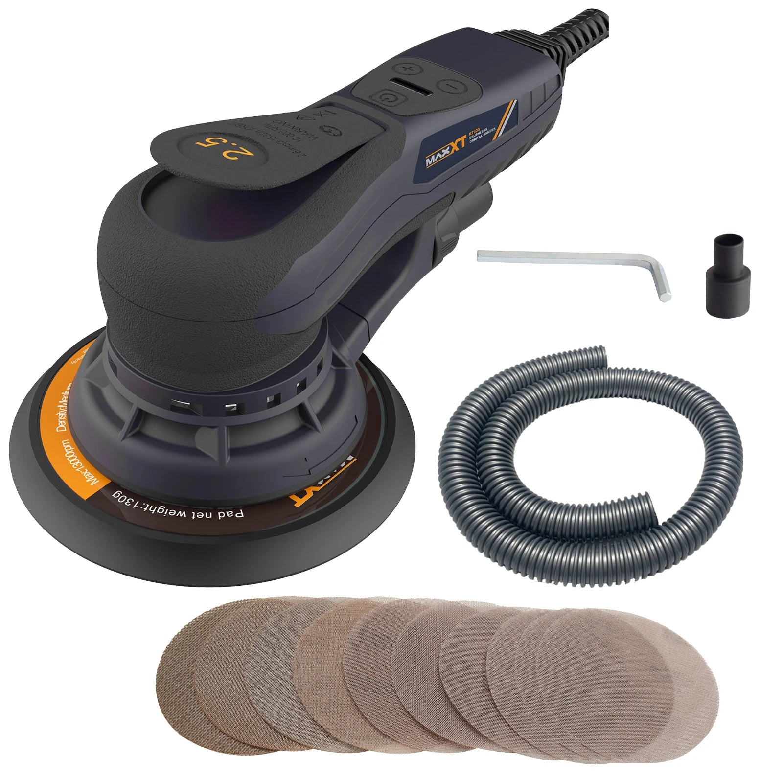 MAXXT orbital sander 6" 5.0mm/2.5mm Automotive Brushless Random 150mm Electric Variable Speed car polishing machine