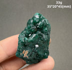 Natural Congo green Dioptase Mineral specimen + healing quartz crystals and stones rock gemstone