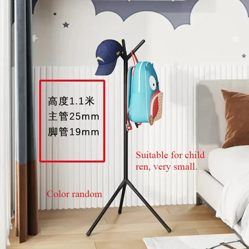 Household Wrought Iron Multifunctional Coat rRack Color Fashion Hanger Creative Clothes Rack Floor Bedroom Home Simple