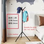 Household Wrought Iron Multifunctional Coat rRack Color Fashion Hanger Creative Clothes Rack Floor Bedroom Home Simple